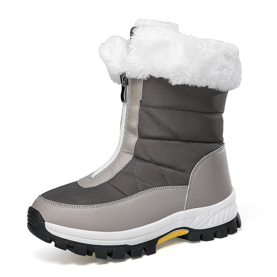 Damen thermoisolierte Winterstiefel mit Außensohle und bequemem Futter EB