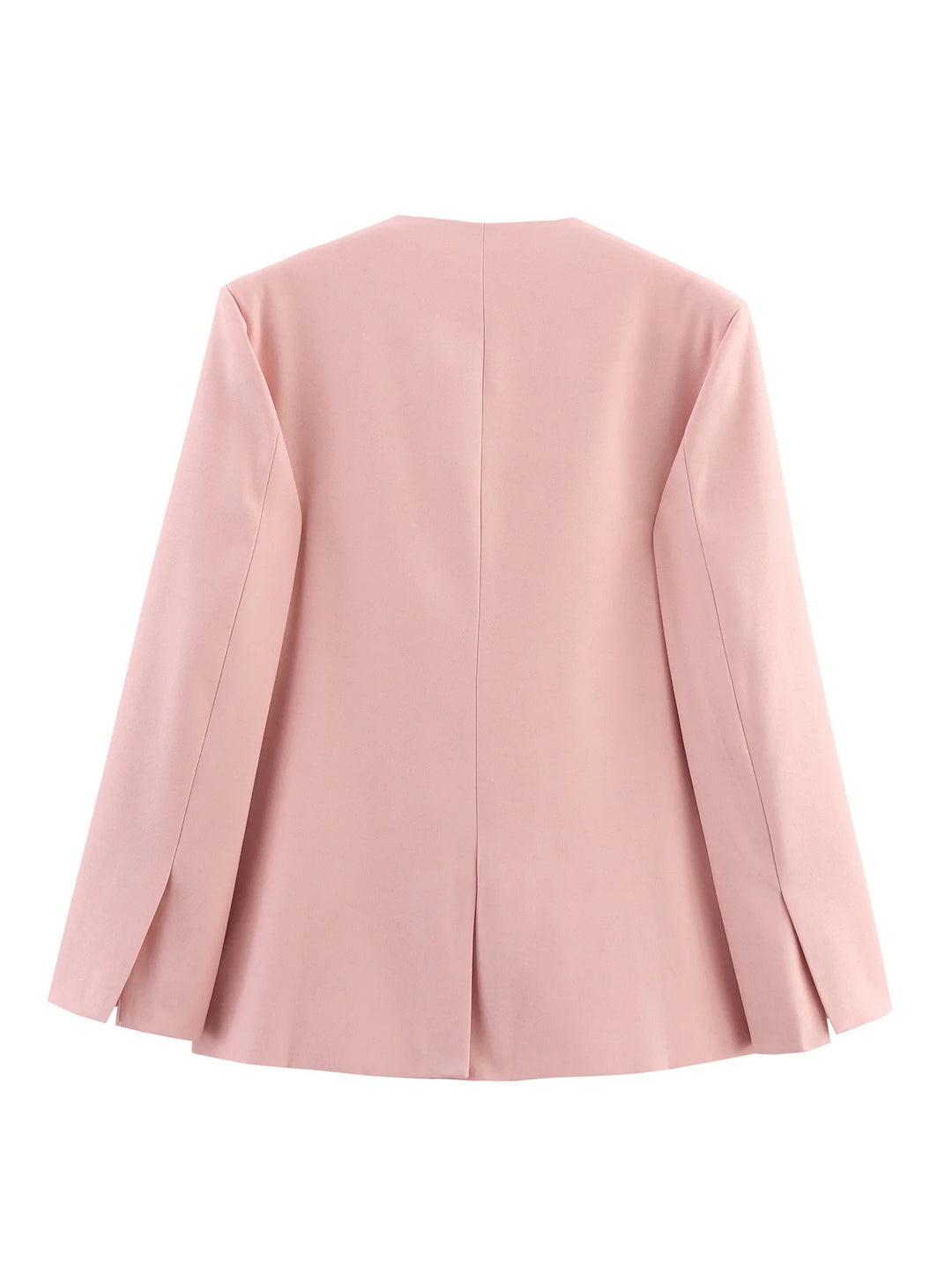 Damen modischer Blazer ohne Verschluss mit eleganter Silhouette EB