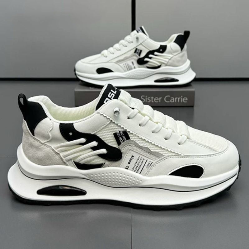 Damen Sportliche Dämpfungssneakers mit luftiger Struktur und ergonomischer Sohle EB