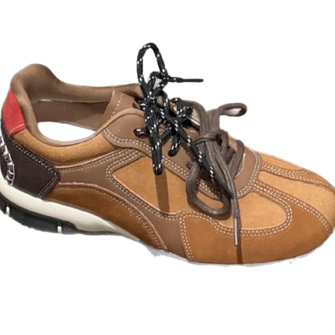 Damen Sportliche Sneaker mit atmungsaktivem Obermaterial und rutschfester Laufsohle EB