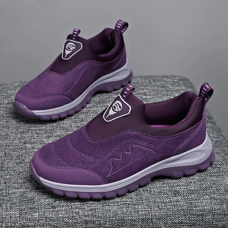 Damen Leichte und flexible Sport-Sneaker mit elastischem Einstieg EB
