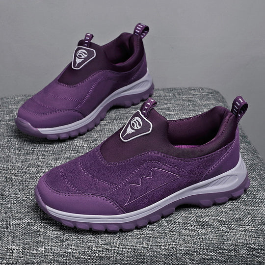 Damen Leichte und flexible Sport-Sneaker mit elastischem Einstieg EB