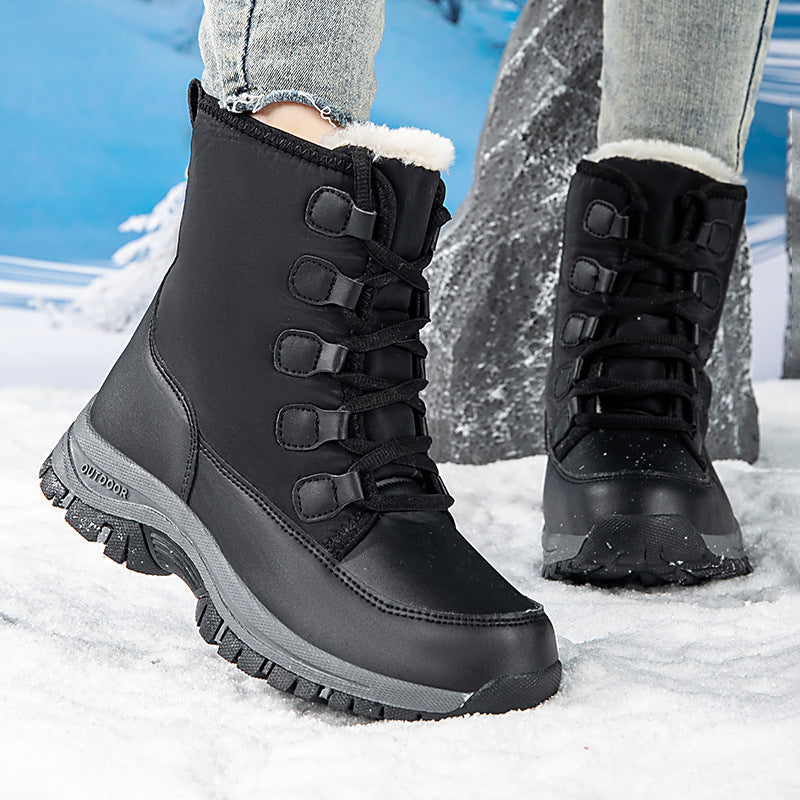 Damen Winterboots mit rutschfester Sohle und isolierendem Futter EB
