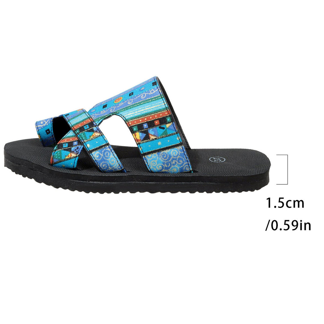 Damen Bequeme Freizeit-Sandalen mit modischen Überkreuzriemen und rutschfester Sohle EB