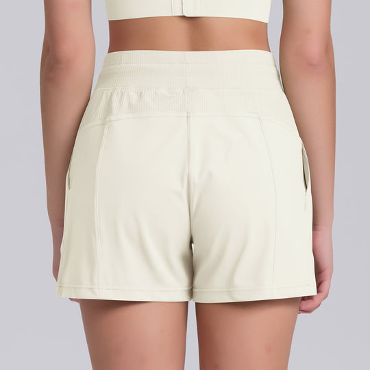 Damen Sportliche Shorts mit elastischem Bund und praktischen Taschen EB