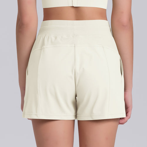 Damen Sportliche Shorts mit elastischem Bund und praktischen Taschen EB