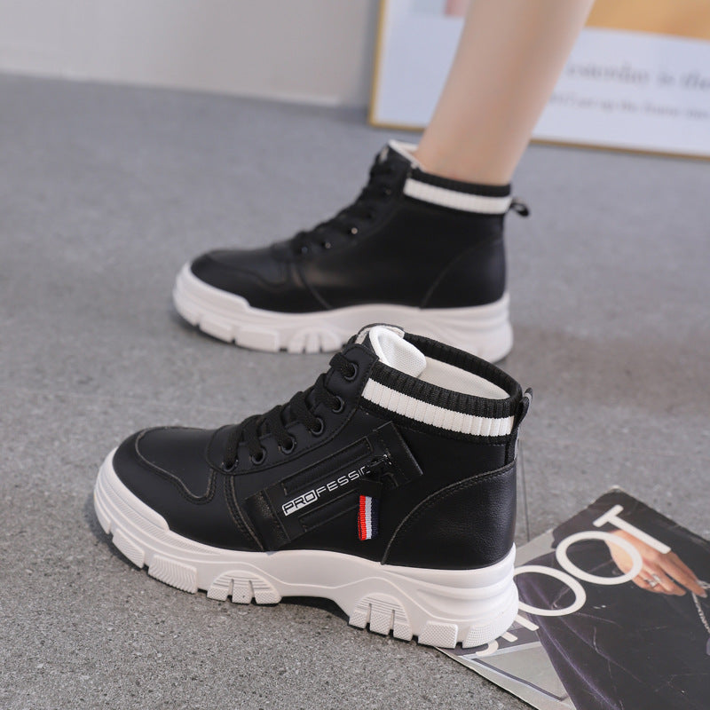 Damen Hochwerden Sneakers mit sportlichem Stil und flexiblem Komfort EB