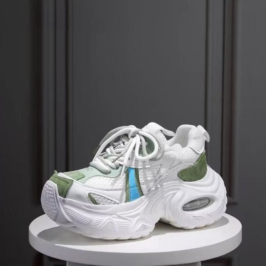 Damen Sportliche Sneakers mit innovativem Dämpfungssystem und atmungsaktiven Mesh-Einsätzen EB
