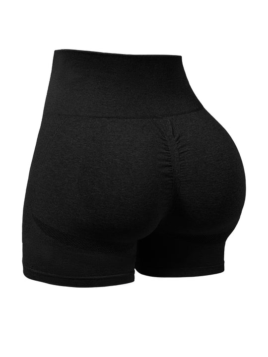 Damen Hochbundige Fitness Shorts mit innovativer Formgebung EB