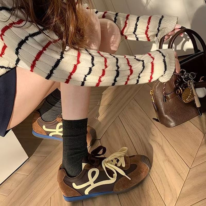 Damen Sneakers mit luxuriösem Wildleder und atmungsaktivem Mesh von EB