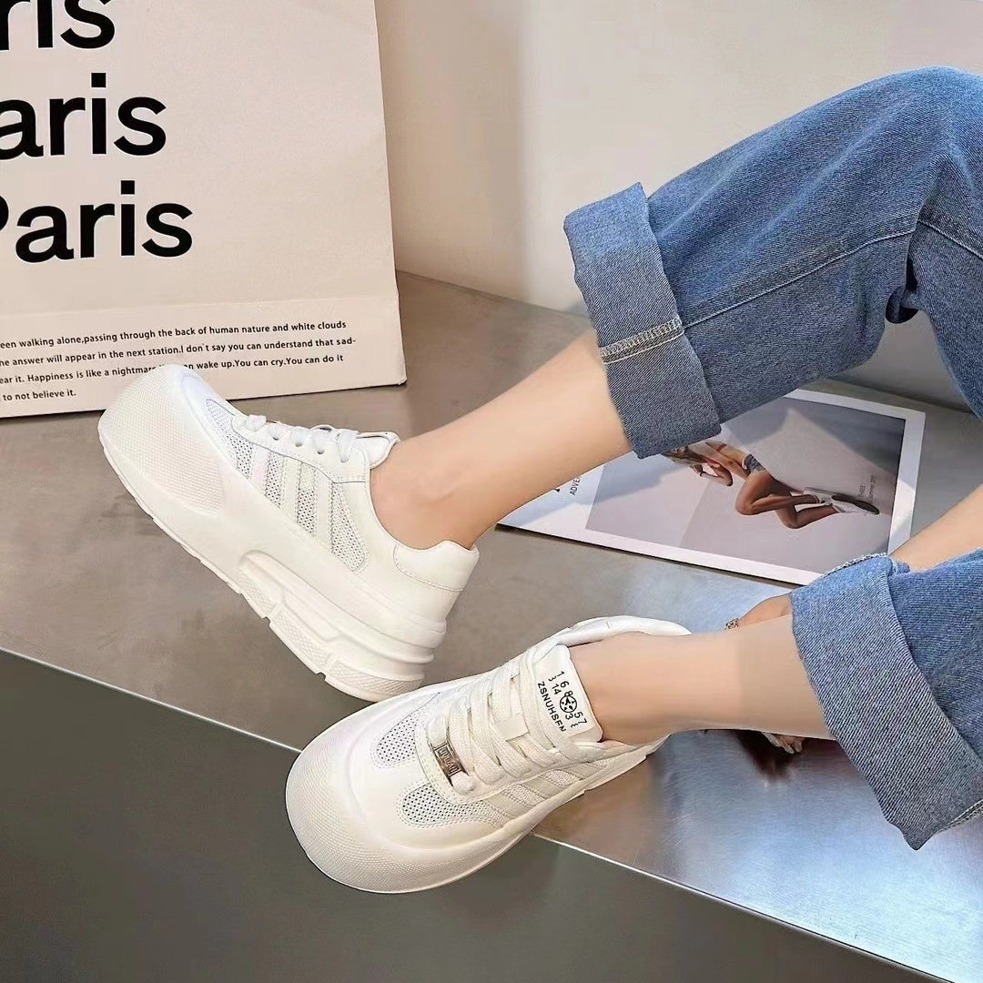 Damen Komfortable Sneakers mit rutschfester Sohle und atmungsaktivem Mesh-Obermaterial EB
