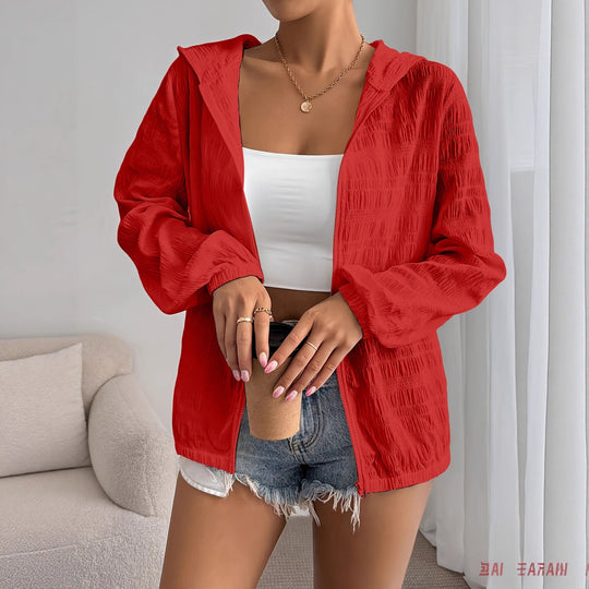 Damen lässige Kapuzenjacke EB