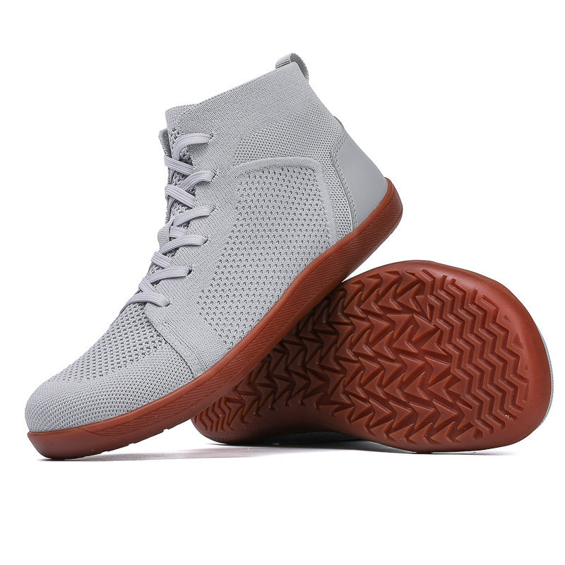 Damen Sportliche High-Top Sneakers mit atmungsaktivem Mesh-Obermaterial und rutschfester Sohle EB