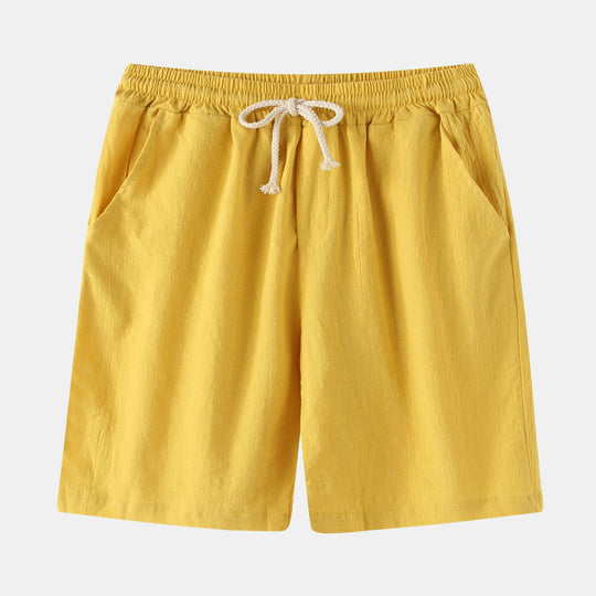 Herren Bermuda-Shorts mit elastischem Bund und seitlichen Taschen EB