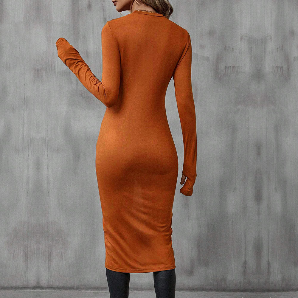 Damen asymmetrisches Longshirt mit überlappendem Frontschlitz und taillierter Silhouette Eichborn Berlin
