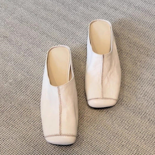 Damen Clogs aus hochwertigem Leder mit besonderem Design und komfortabler Passform EB