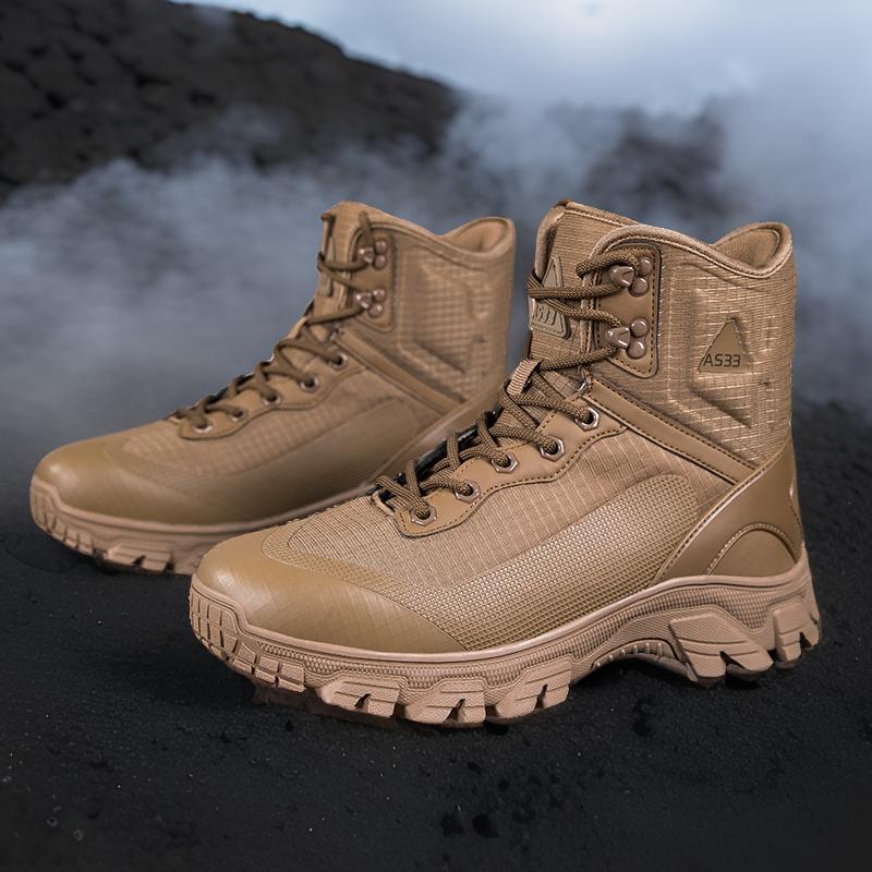 Herren Hochleistungs Trekkingstiefel mit rutschfester Sohle und atmungsaktivem Obermaterial EB