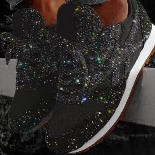 Damen Glitzernde und atmungsaktive Sneakers EB