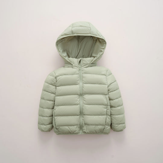 Damen warme Steppjacke mit Kapuze EB