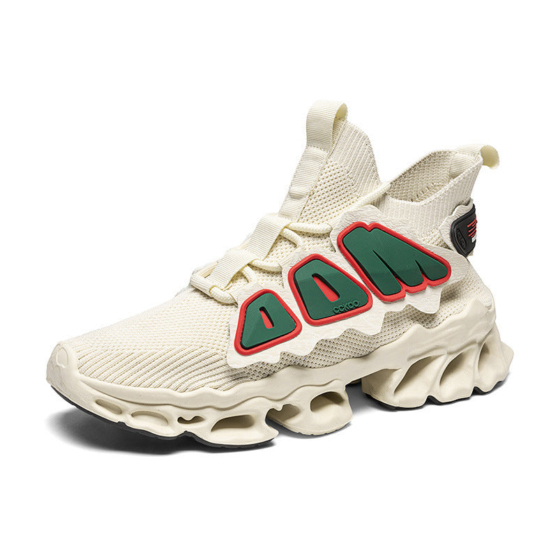 Damen Sportliche High-Performance Sneakers mit atmungsaktiver Oberflächenstruktur EB
