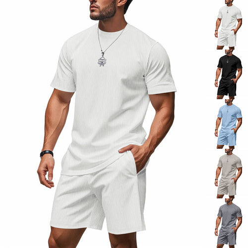 Herren stylishes Freizeit-Set aus atmungsaktivem Material EB