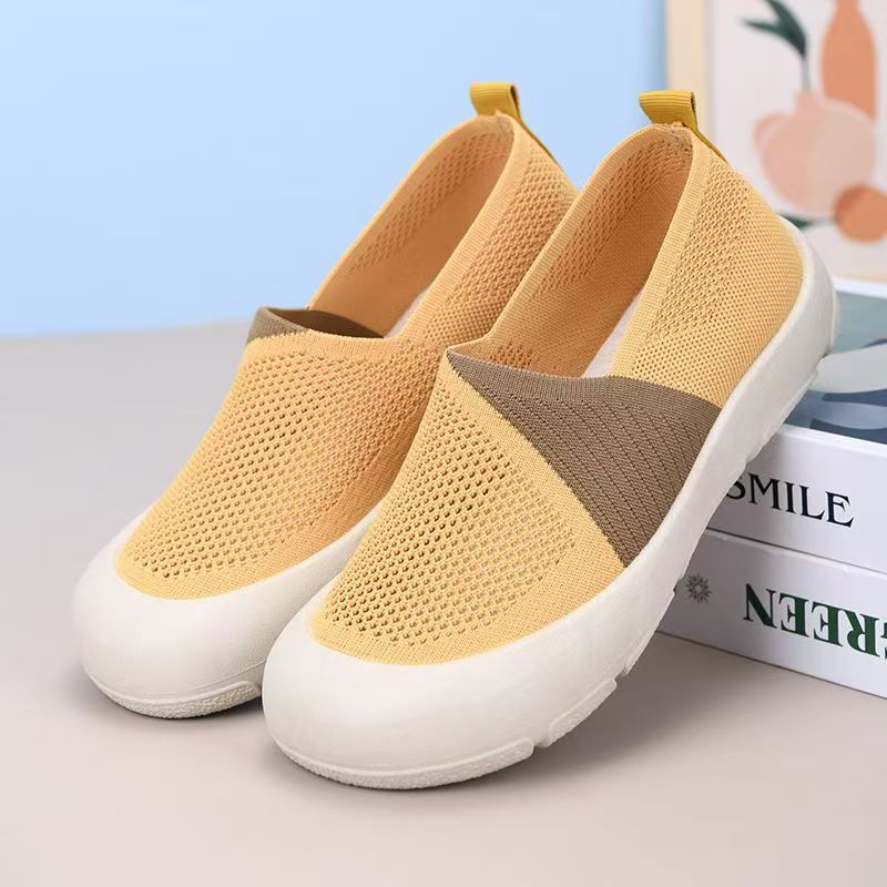 Damen Sneaker mit atmungsaktiver Mesh-Oberfläche und rutschfester Sohle EB