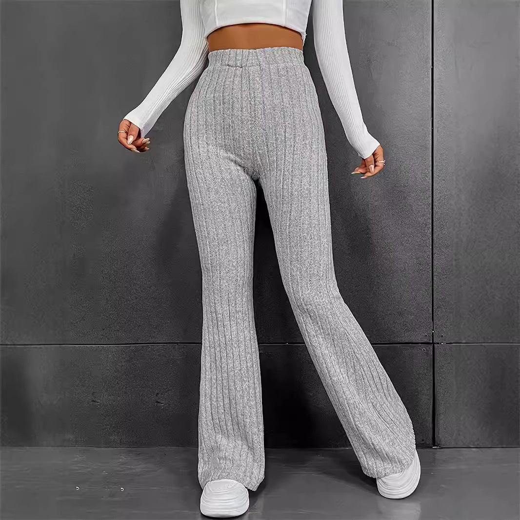 Damen Schlag-Rippstrick-Hosen EB
