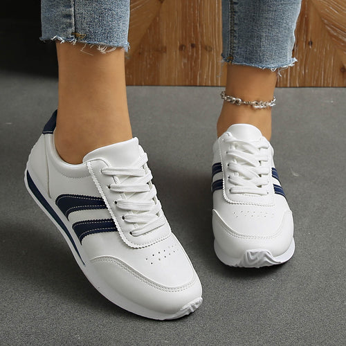 Damen Sportliche Freizeitsneaker mit atmungsaktivem Obermaterial EB