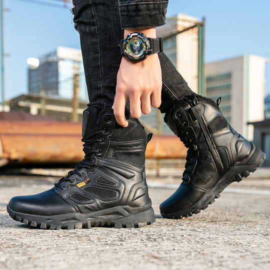 Herren Multifunktionale Einsatzstiefel mit hohem Knöchelschutz und isolierender Fütterung EB
