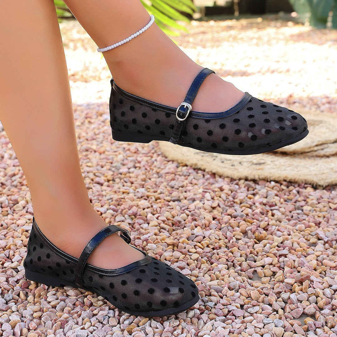 Damen Elegante und bequeme Mary Jane Ballerinas EB