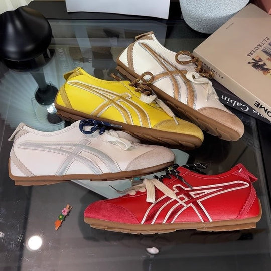 Damen Sneakers mit modischem Design und bequemem Schnürverschluss EB