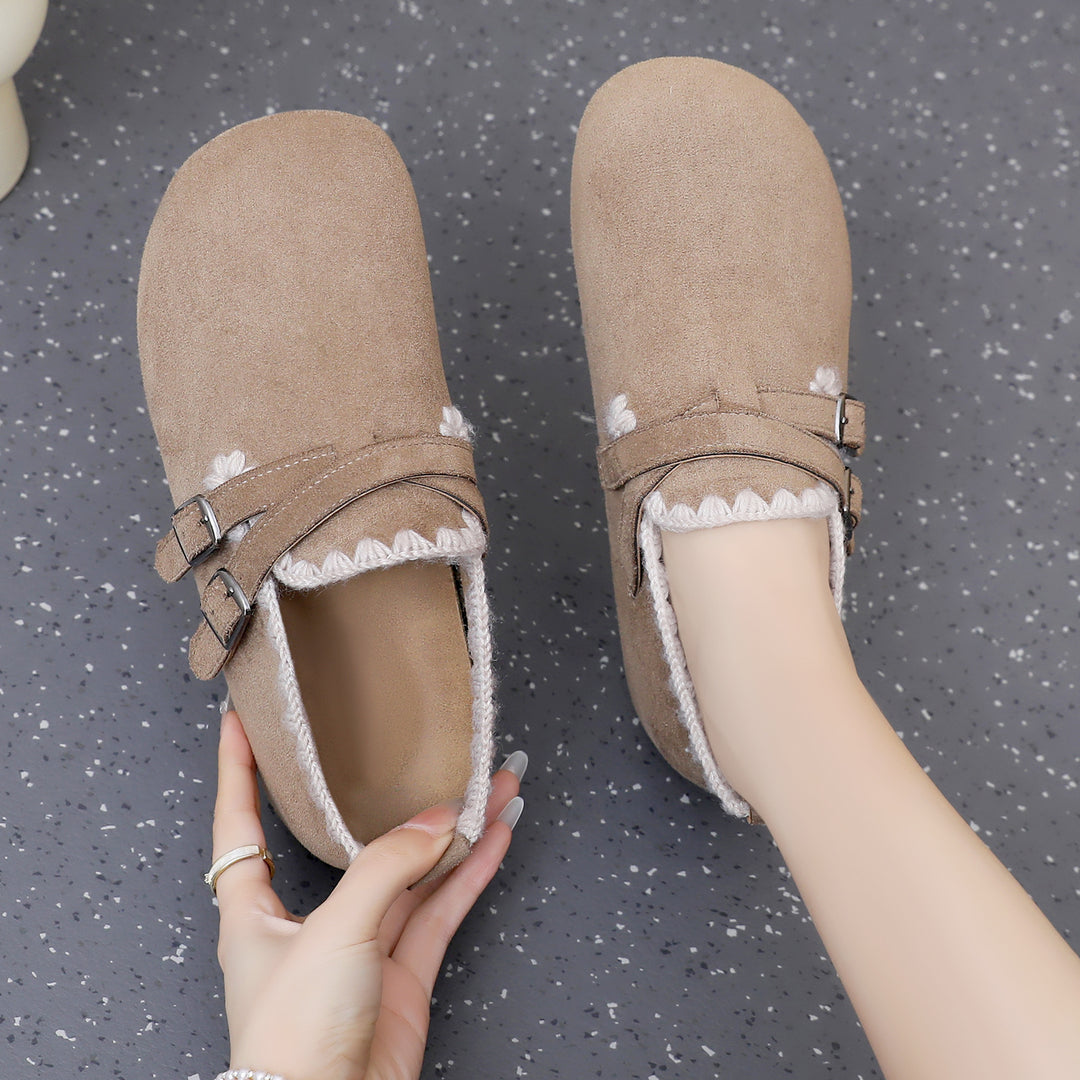 Damen Bequeme Clogs mit verstellbaren Riemen und eleganter Details EB