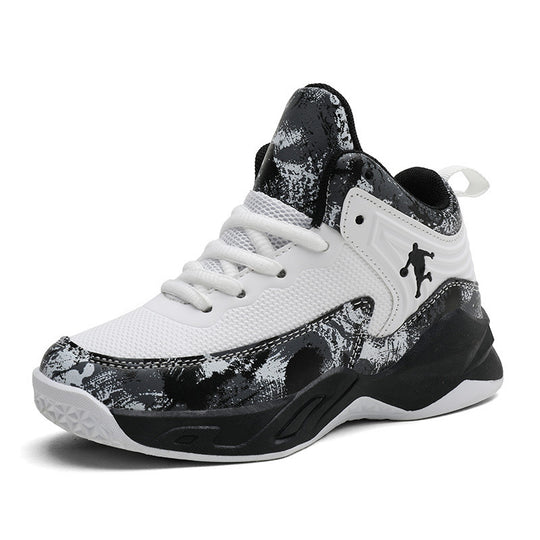 Damen Basketball Sneakers mit atmungsaktiver Mesh-Oberfläche und stoßdämpfendem Fußbett EB
