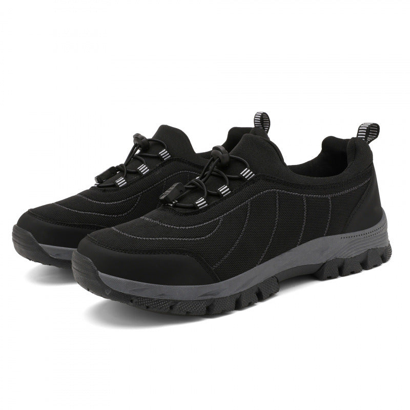 Damen Sportliche Outdoor-Sneaker mit elastischem Schnellschnürsystem EB
