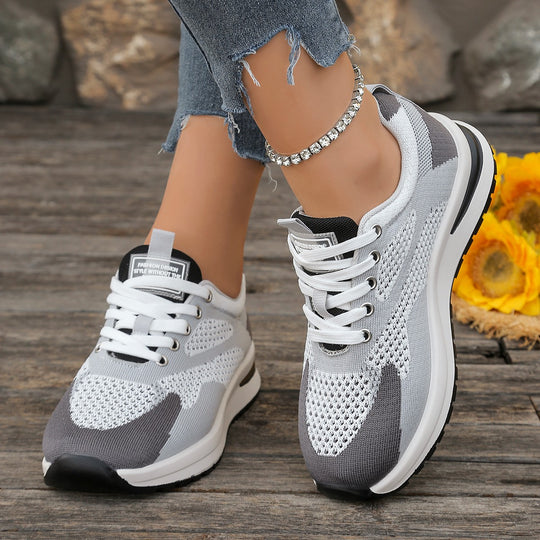 Damen Atmungsaktive Lauf-Sneakers mit flexibel gewebtem Obermaterial EB