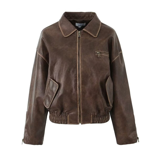 Damen jacke mit modernem Schnitt und praktischen Reißverschlusstaschen EB