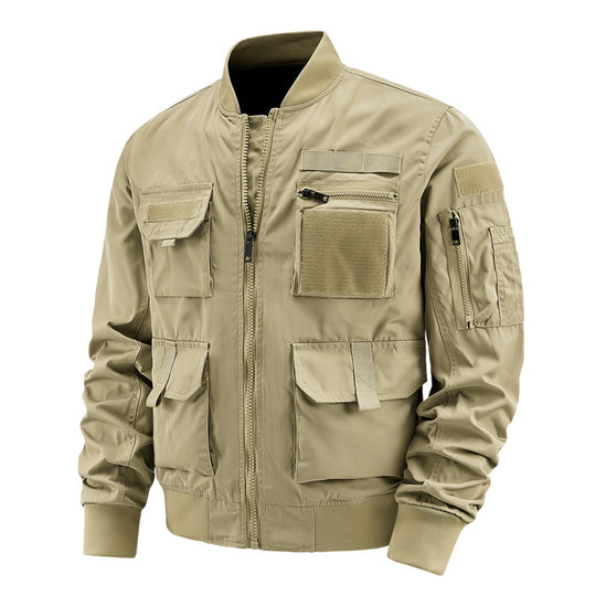 Men's  tactical multi-pocket flight bomber jacket EB