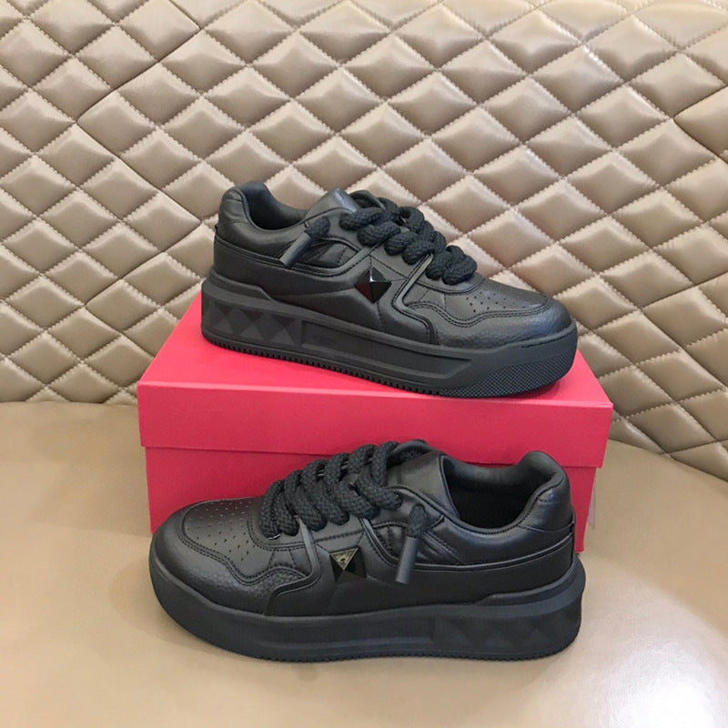 Damen Chunky Sneakers mit atmungsaktiver Oberflächenstruktur und rutschfester Sohle EB