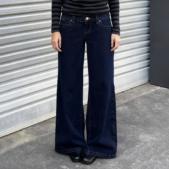 Damen Weite Jeans im lässigen Schnitt EB