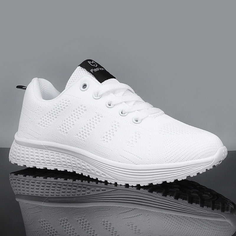 Damen Leichte und atmungsaktive Sport Sneakers mit flexibler Laufsohle EB