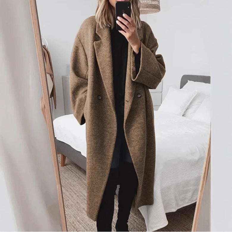 Damen Eleganter Oversized-Mantel EB