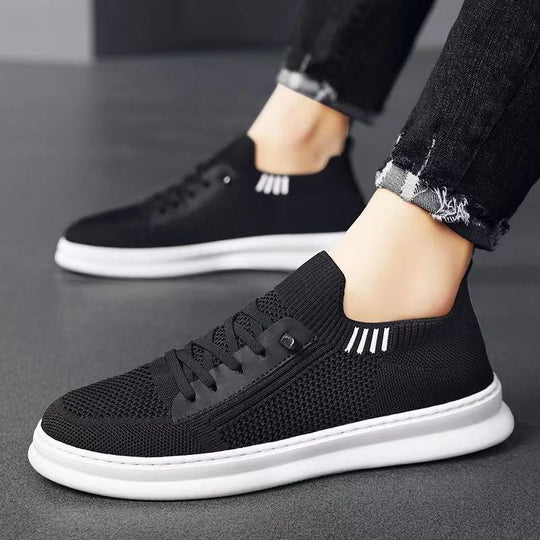 Damen Atmungsaktive Sneakers mit elastischem Kragen und rutschfester Sohle EB