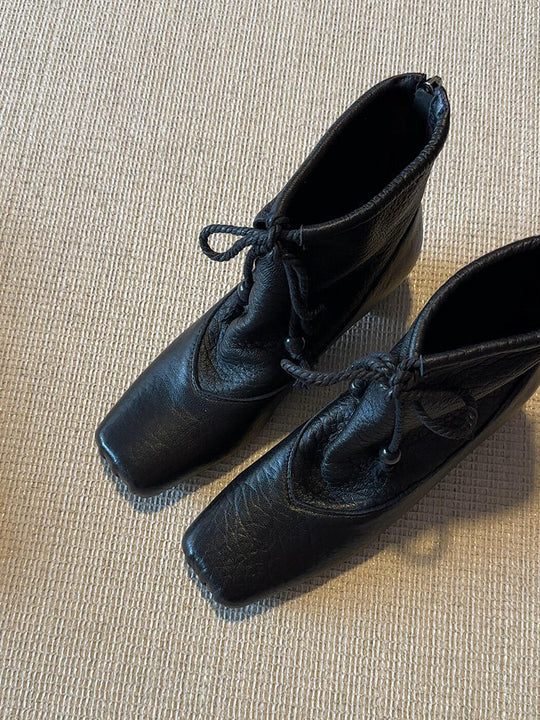 Damen Couture Stiefel mit raffiniertem Schnürdesign und komfortablem Innenfutter EB