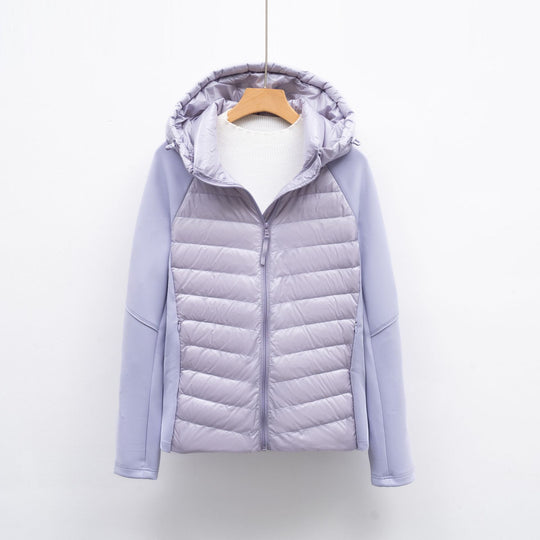 Damen vielseitige Hybridjacke mit Kapuze EB