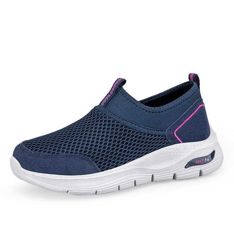 Damen Atmungsaktive Slip-On Sneakers mit ergonomischem Design EB
