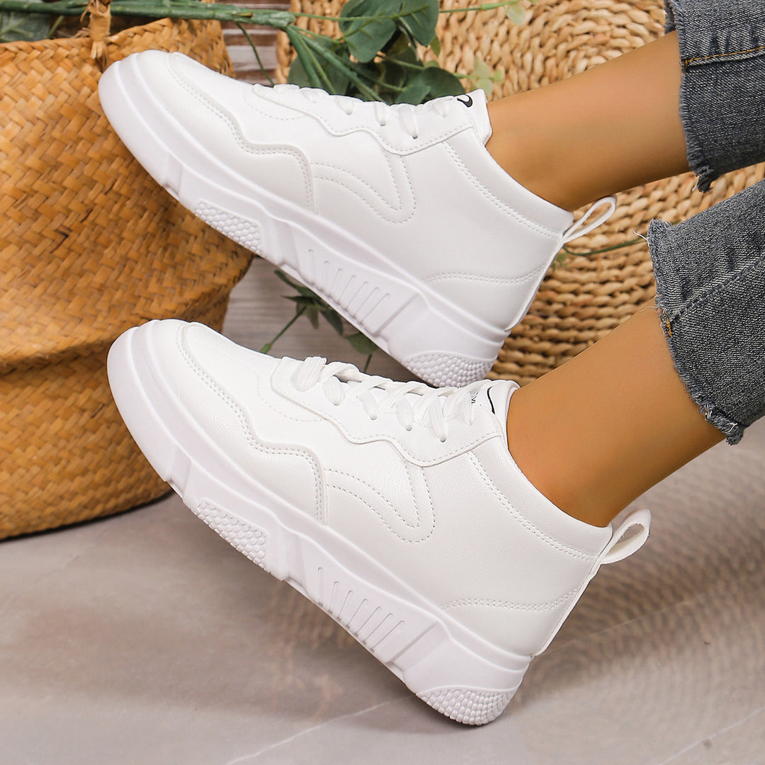 Damen Sportliche Sneakers mit dämpfender Laufsohle und trendigem Design EB