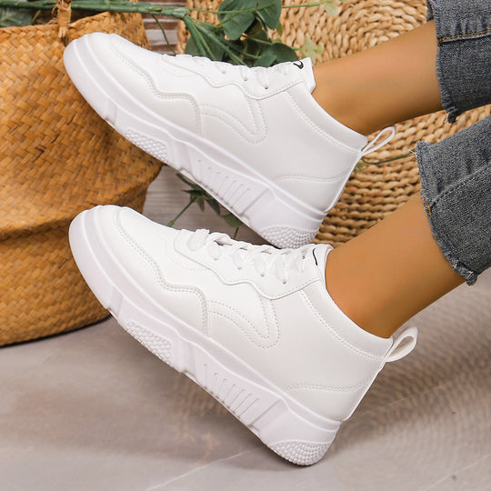 Damen Sportliche Sneakers mit dämpfender Laufsohle und trendigem Design EB