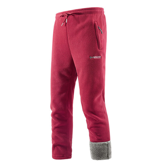Herren Thermo‑Fleecehose mit hochfloriger Sherpa‑Innenfütterung und Reißverschlusstaschen EB