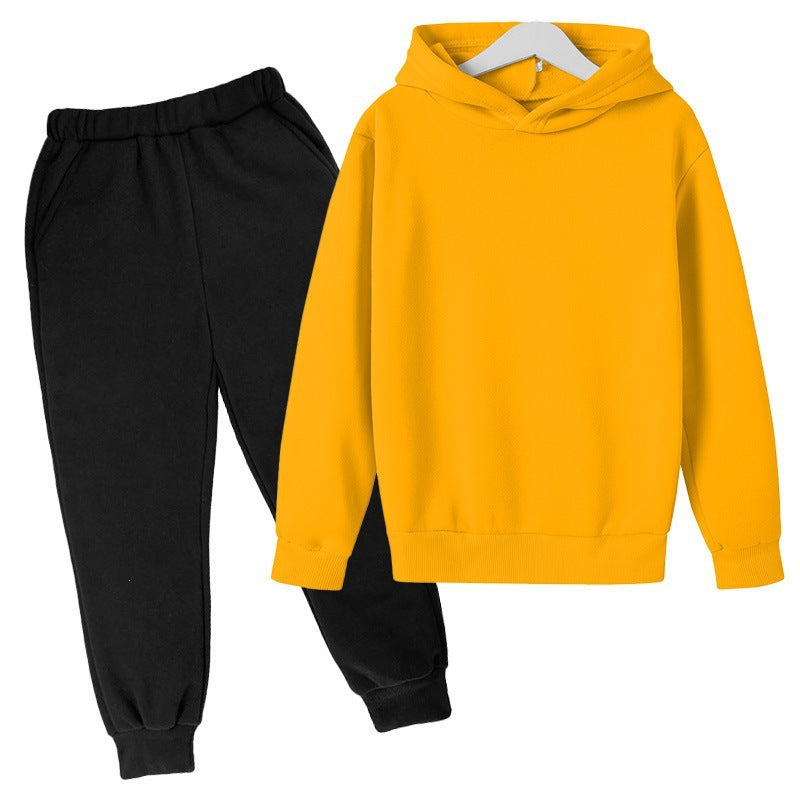 Unisex nan komfortables Hoodie und Jogger Set aus French Terry mit elastischem Bund und Rippbündchen EB