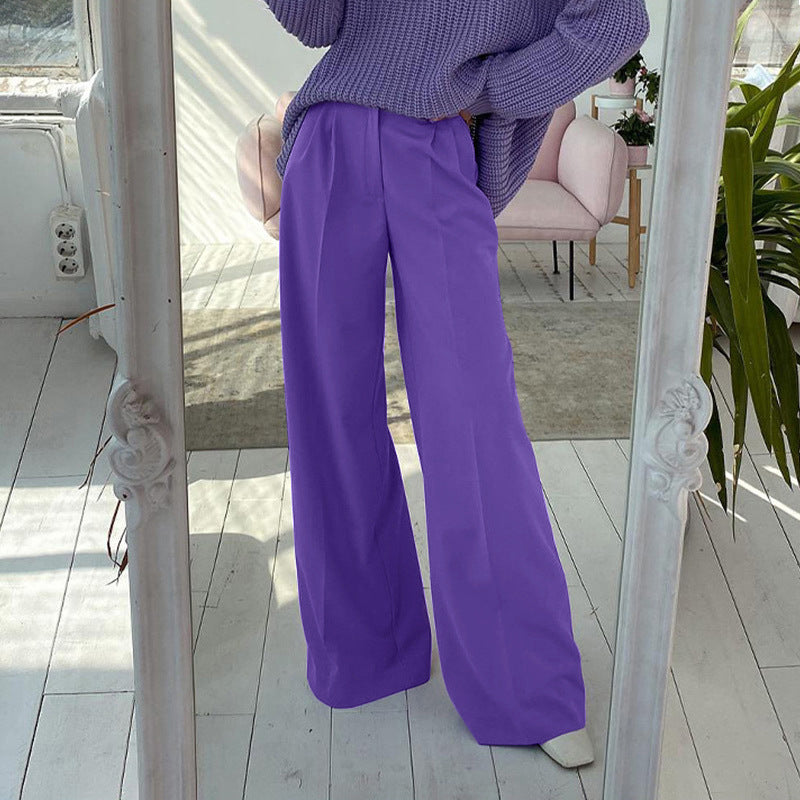 Damen Weite Palazzo-Hose mit eleganter Taillierung und modischem Schnitt EB
